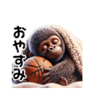 子供ゴリラ×バスケットボール！3Dリアル（個別スタンプ：16）