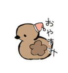 あひるかも。よく使うせりふとあいさつ（個別スタンプ：12）