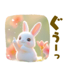 ちっちゃいうさぎさんの春♡やさしい日常（個別スタンプ：7）