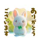 ちっちゃいうさぎさんの春♡やさしい日常（個別スタンプ：21）
