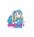 バス釣り ガール4（個別スタンプ：1）