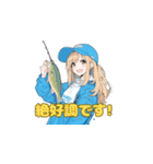 バス釣り ガール4（個別スタンプ：3）
