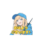 バス釣り ガール4（個別スタンプ：4）