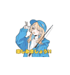 バス釣り ガール4（個別スタンプ：5）