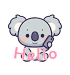 コアラの生活 (えいご) Ver2（個別スタンプ：10）