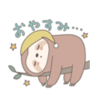 ほんわかかわいいナマケモノ（個別スタンプ：3）