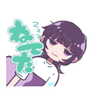 ウルフヘアガール（個別スタンプ：3）