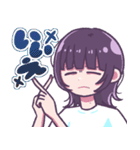 ウルフヘアガール（個別スタンプ：8）