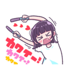 ウルフヘアガール（個別スタンプ：22）