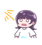 ウルフヘアガール（個別スタンプ：28）