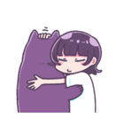 ウルフヘアガール（個別スタンプ：31）