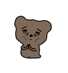 疲れた熊（個別スタンプ：1）