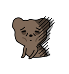 疲れた熊（個別スタンプ：6）