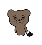 疲れた熊（個別スタンプ：17）