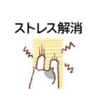 離れて暮らしている糖尿病の猫さんより。（個別スタンプ：15）