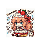 ショートケーキちゃんby（個別スタンプ：4）