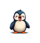 キュート ペンギン(気持ち伝える)（個別スタンプ：8）