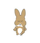 うさちゃんのスタンプアレンジ（個別スタンプ：4）