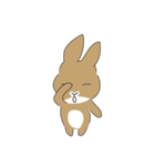 うさちゃんのスタンプアレンジ（個別スタンプ：5）