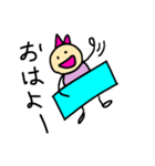 日常会話(≧ᴗ≦)お絵描き（個別スタンプ：1）