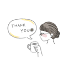 かわいい横顔の女の子（個別スタンプ：13）