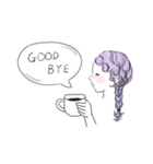 かわいい横顔の女の子（個別スタンプ：15）
