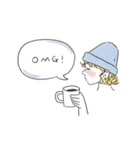 かわいい横顔の女の子（個別スタンプ：16）