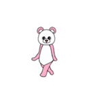 チェリーピンクベア（個別スタンプ：8）