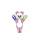 チェリーピンクベア（個別スタンプ：16）