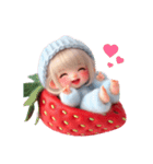イチゴちゃん✨毎日使える言葉（個別スタンプ：1）