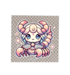 12星座キャラ（個別スタンプ：8）