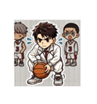 バスケットボール部キャラ（個別スタンプ：6）
