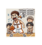 バスケットボール部キャラ（個別スタンプ：11）