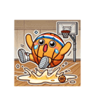 バスケットボール部キャラ（個別スタンプ：17）