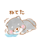 生活❤️いやしばいぬ❤️黒柴（個別スタンプ：4）