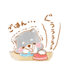 生活❤️いやしばいぬ❤️黒柴（個別スタンプ：17）