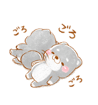 生活❤️いやしばいぬ❤️黒柴（個別スタンプ：21）