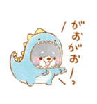 生活❤️いやしばいぬ❤️黒柴（個別スタンプ：28）