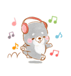 生活❤️いやしばいぬ❤️黒柴（個別スタンプ：34）