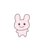 情緒不安定なうさぴこ（個別スタンプ：16）