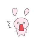 情緒不安定なうさぴこ（個別スタンプ：17）