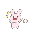 情緒不安定なうさぴこ（個別スタンプ：26）
