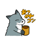 キツネ達の毎日使えるスタンプ（個別スタンプ：18）
