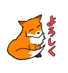 キツネ達の毎日使えるスタンプ（個別スタンプ：31）