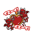 ポップなタトゥースタンプ(日本語)（個別スタンプ：12）
