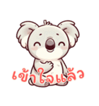 コアラの生活 (タイ) Ver2（個別スタンプ：11）