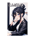 知的むっつりなハーフアップ海賊女の子（個別スタンプ：3）