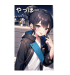 知的むっつりなハーフアップ海賊女の子（個別スタンプ：11）