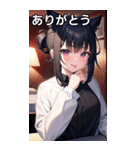 知的むっつりなハーフアップ海賊女の子（個別スタンプ：15）