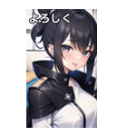 知的むっつりなハーフアップ海賊女の子（個別スタンプ：23）